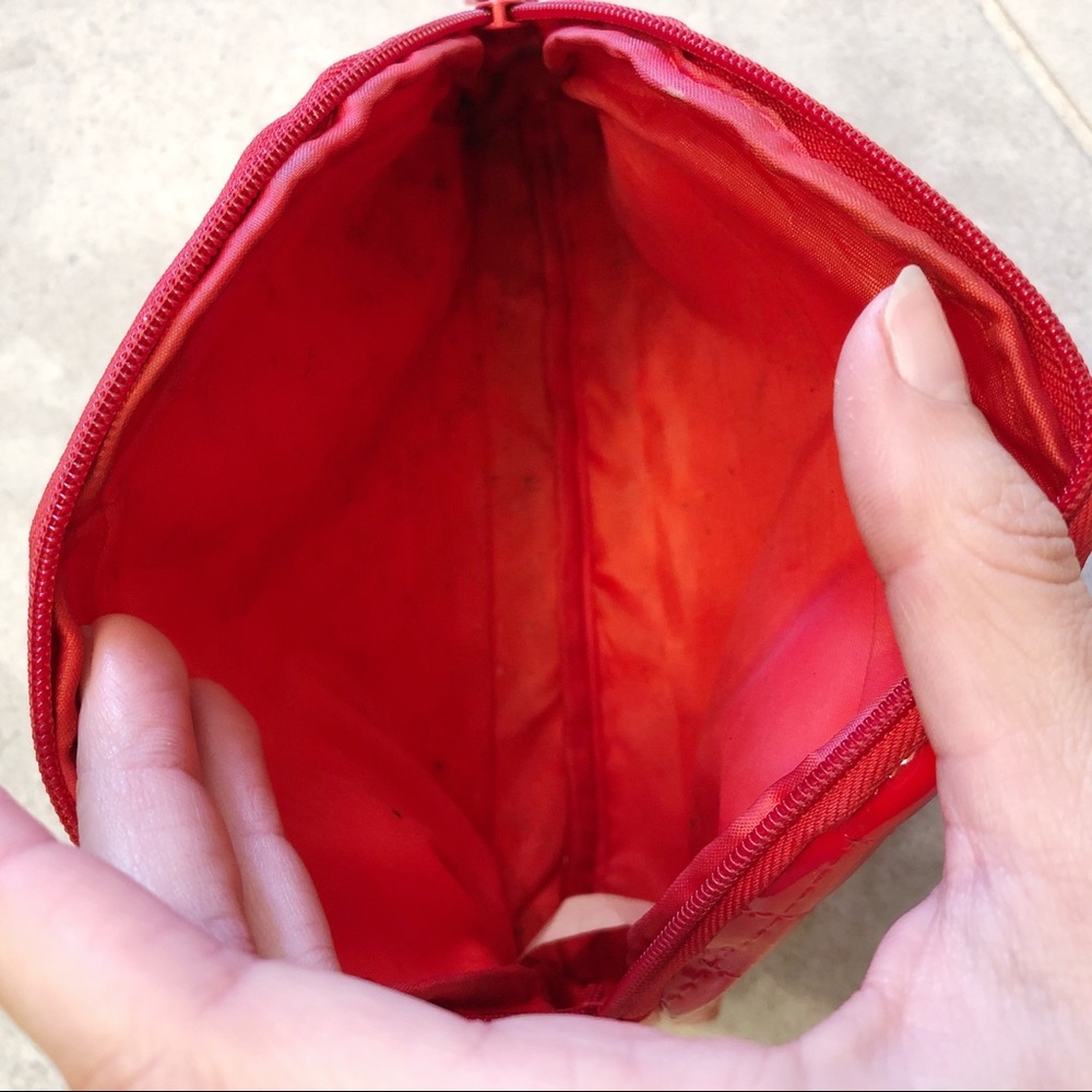 Ipsy Red Mini Makeup Bag - Picture 5 of 5
